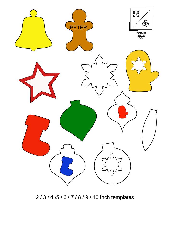 Christmas Decoration Template Set product image (2)