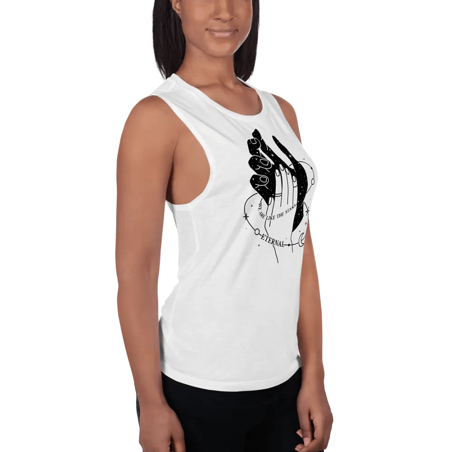 We Are Like The Stars Bella+Canvas Women's Flowy Muscle Tank product image (49)