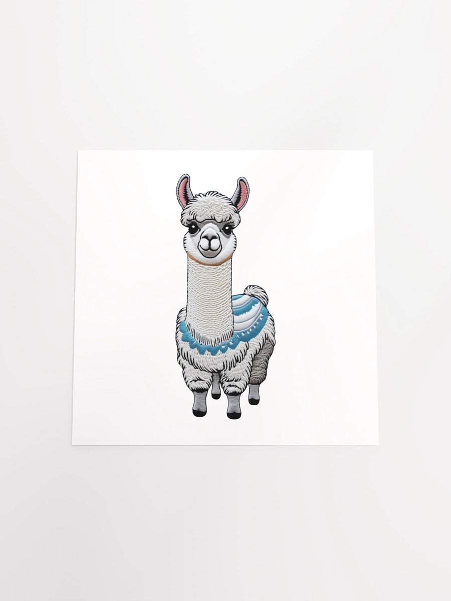 Llama Love Embroidered Patch Poster product image (16)