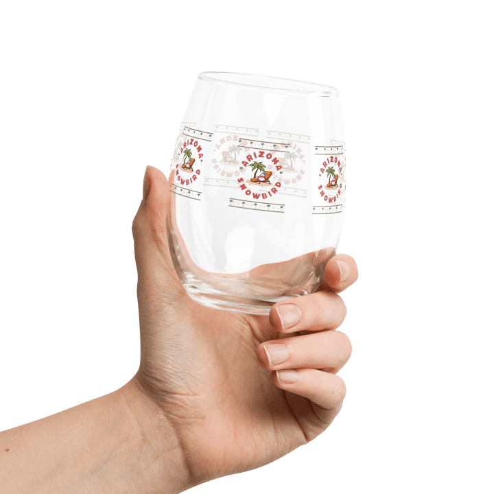 Arizona Snowbird Wine Glass product image (1)