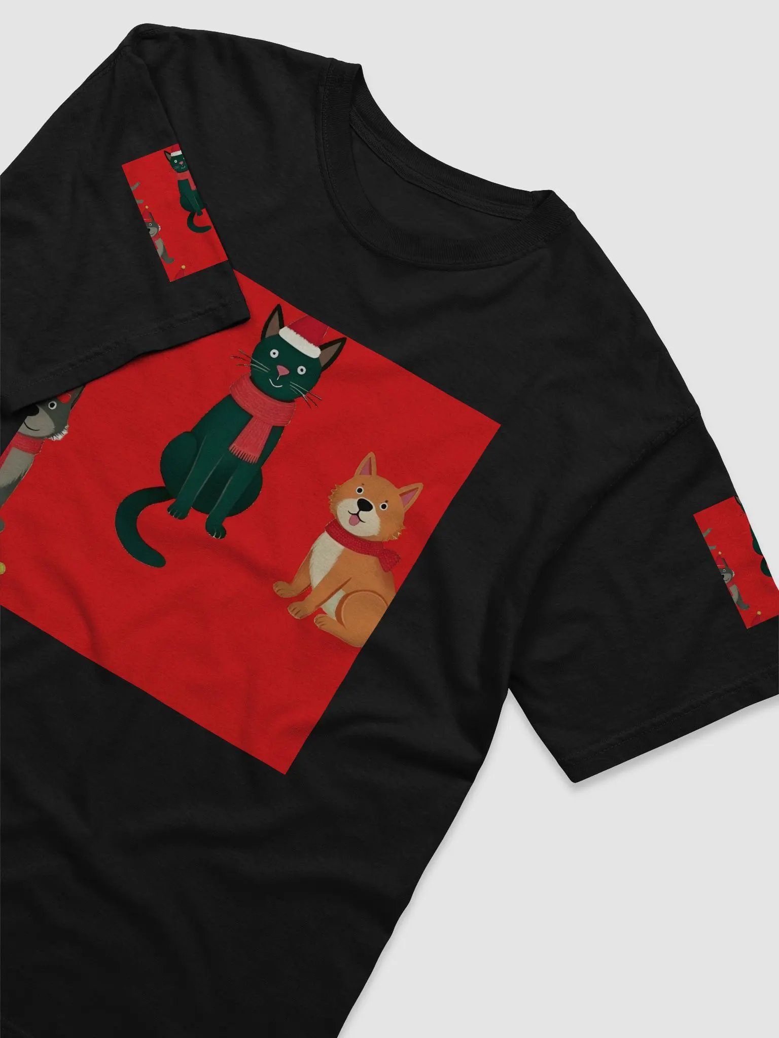 Festive Friends Cartoon Animal T-Shirt product image (30)