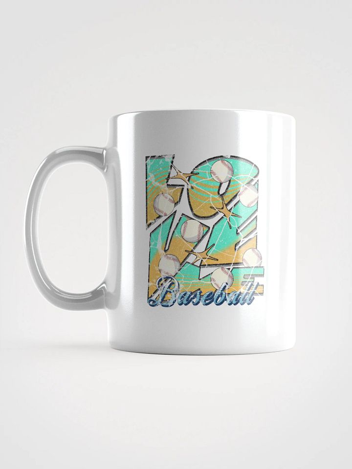 Love Me Baseball Starry Teal Mug product image (1)