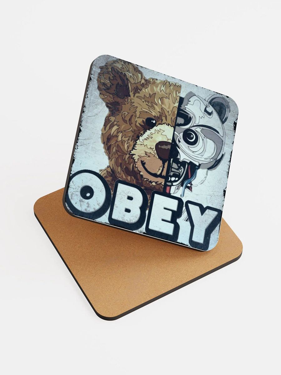 TeddyBot Propaganda Coaster product image (4)