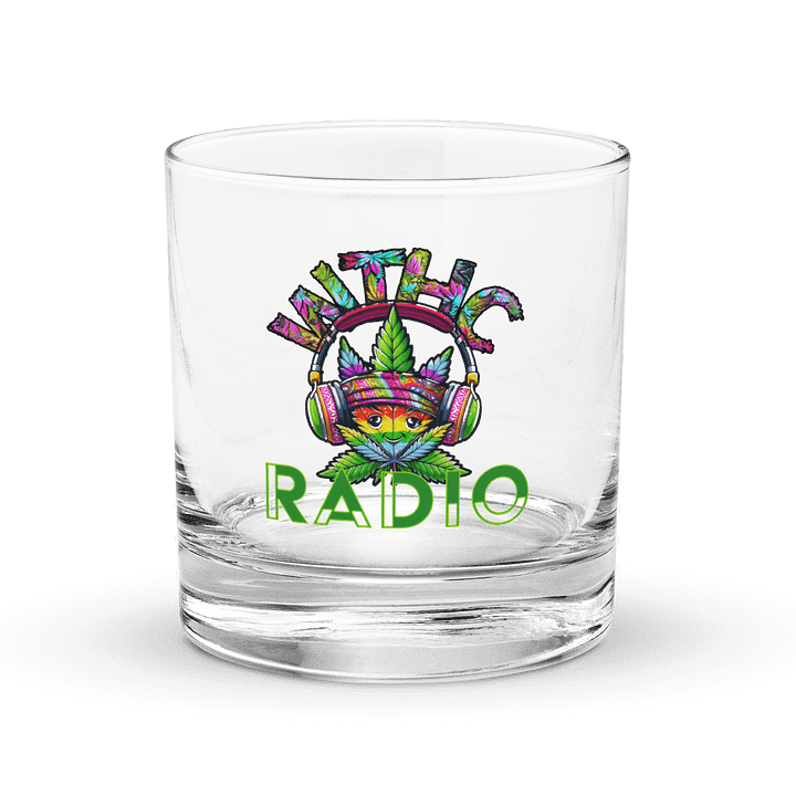 Da Smiling Music Marijuana Rocks Glass product image (1)