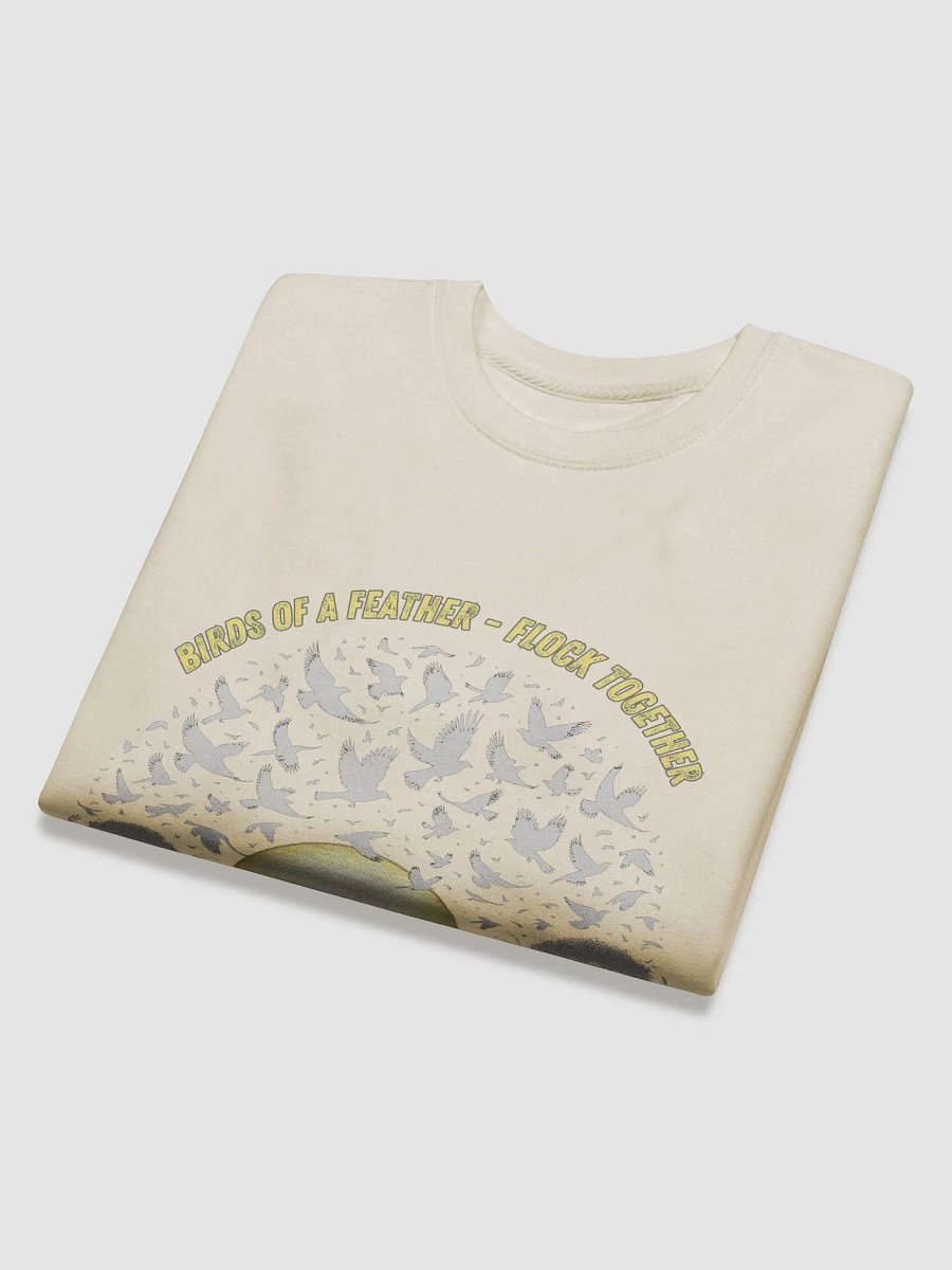 Sunrise Flock Cotton Sweatshirt - Light Feather product image (4)