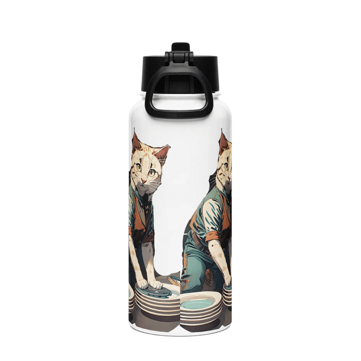 Purr-fectly Practical Stainless Steel Bottle product image (2)