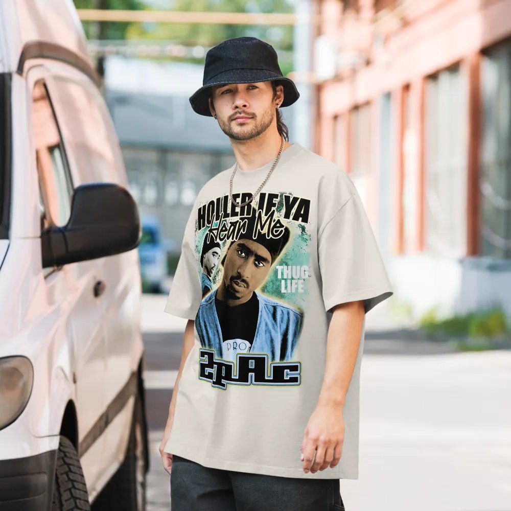 Holler If Ya Hear Me Luxury Tee product image (2)