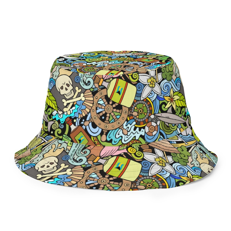 Bahamas Hat : Bahamas Pattern Bucket Hat product image (2)