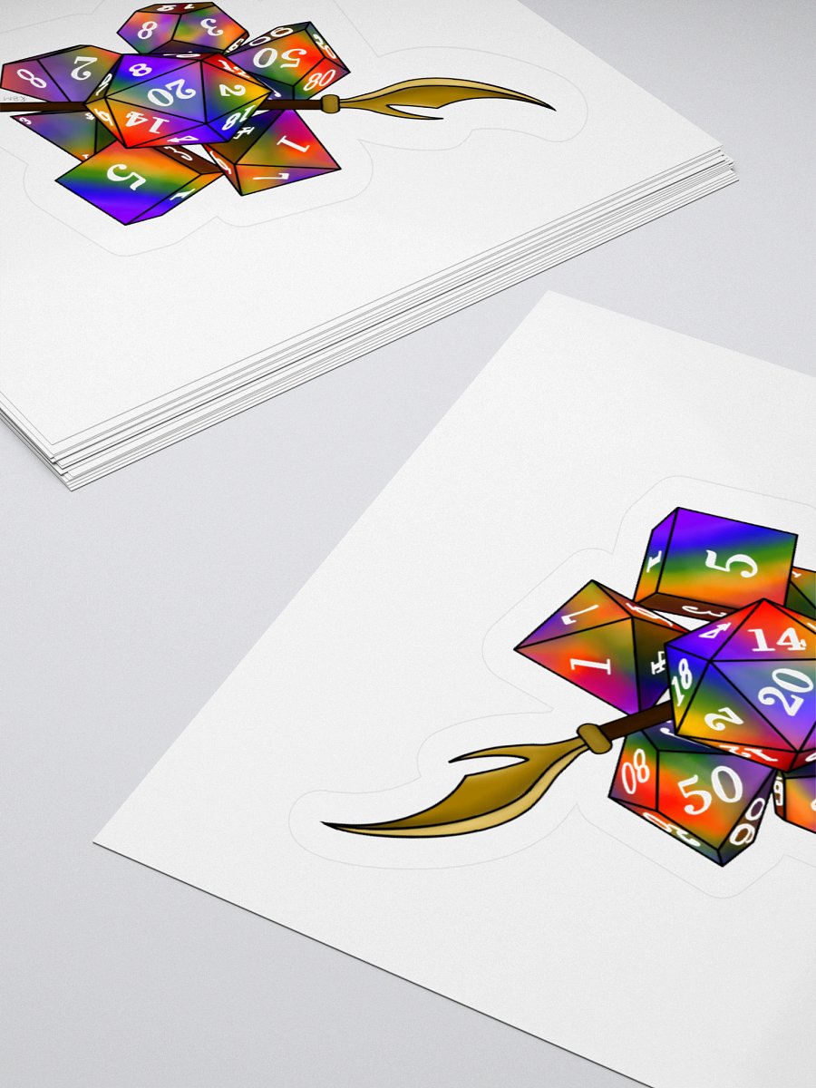 Rainbow Pride Dice Design product image (10)