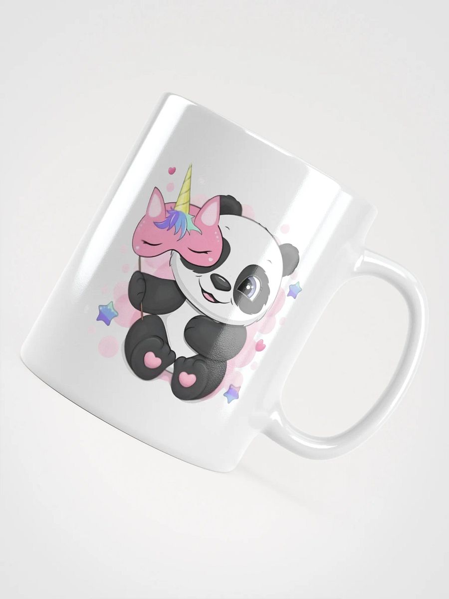 White Glossy Mug Cute Panda product image (4)