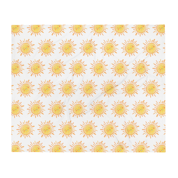 Happy Sun Throw Blanket product image (2)