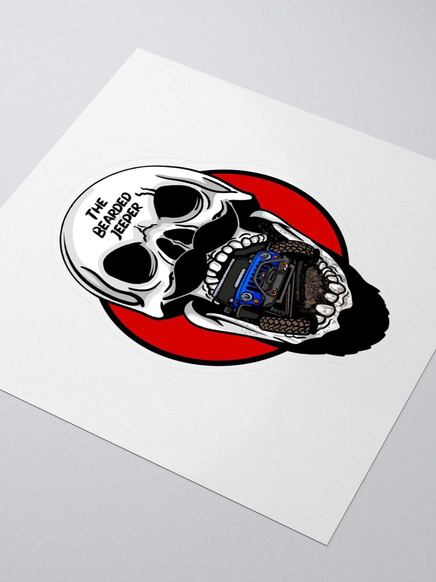 Off-Road Skull Kiss-Cut Stickers product image (10)
