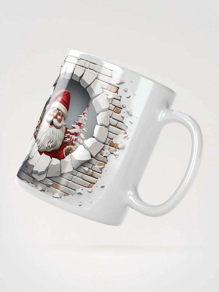 Santa's Surprise 3D Christmas Mug - Double the Holiday Magic! product image (5)