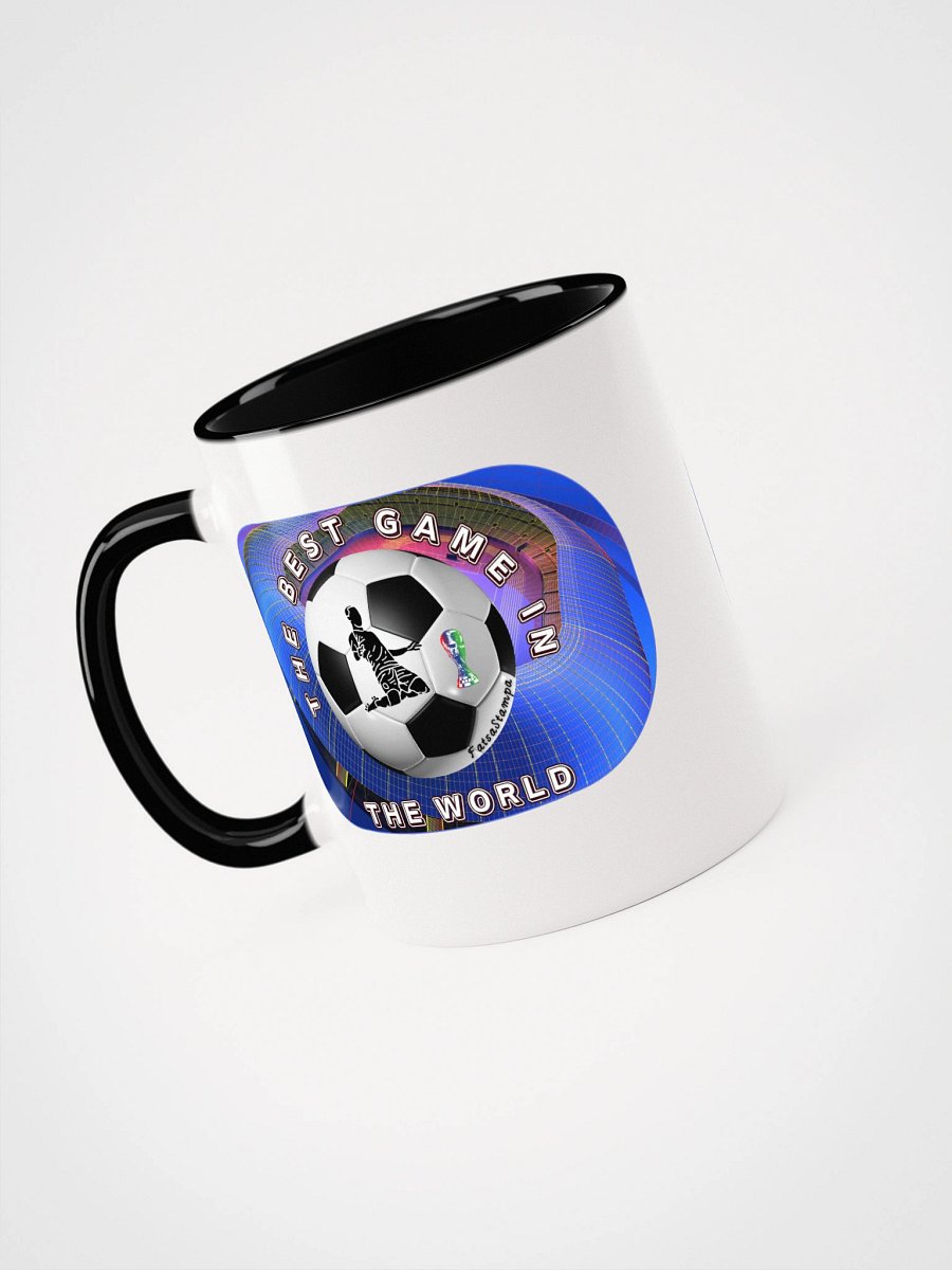 Soccer Ball Silhouette Ceramic Mug product image (18)