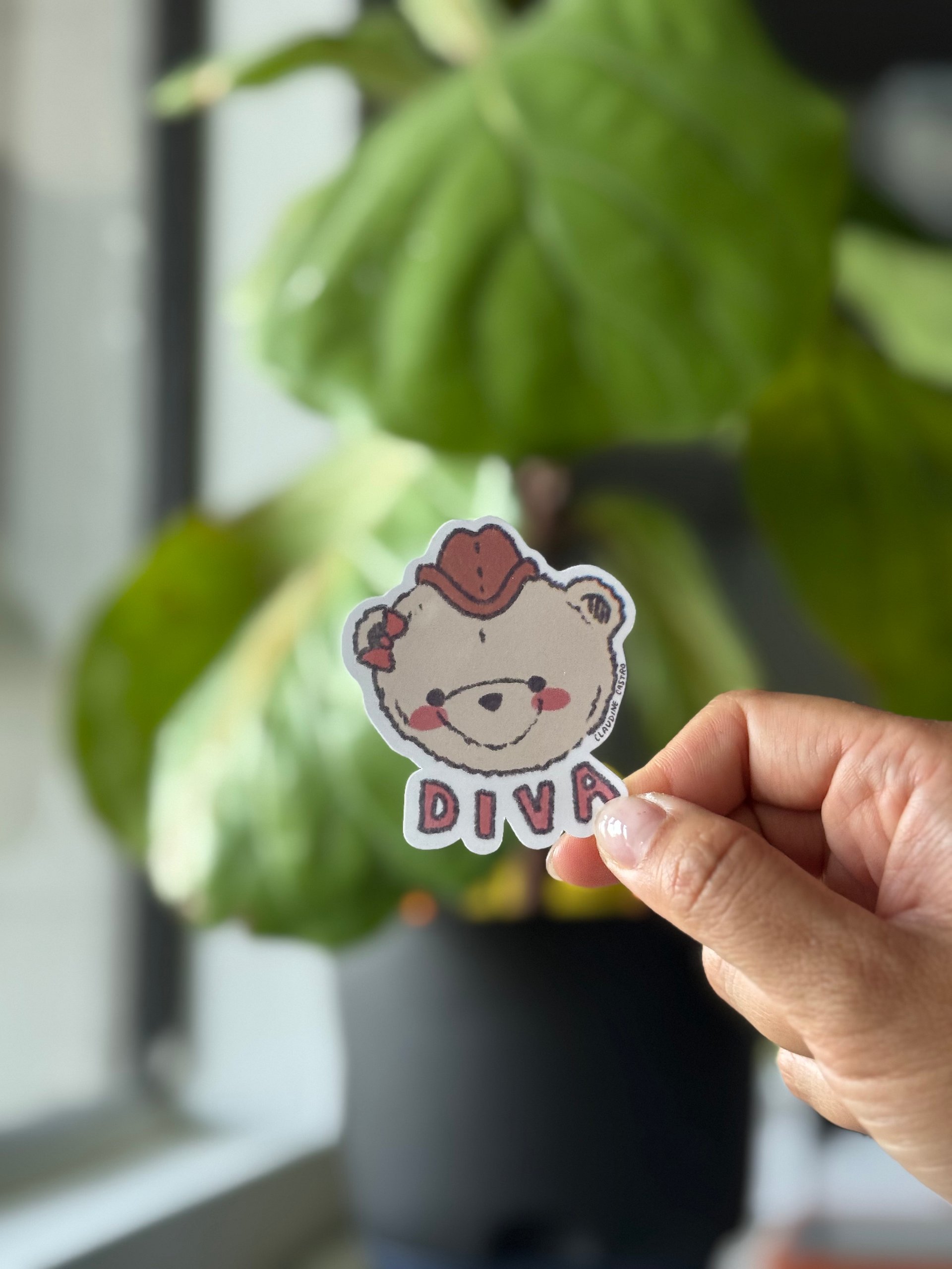 Amber Beary DIVA Waterproof Vinyl Sticker product image (2)