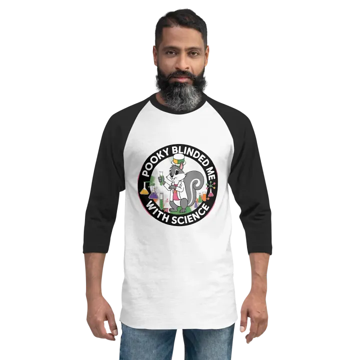 Pooky's Science Squirrel Raglan Tee product image (2)