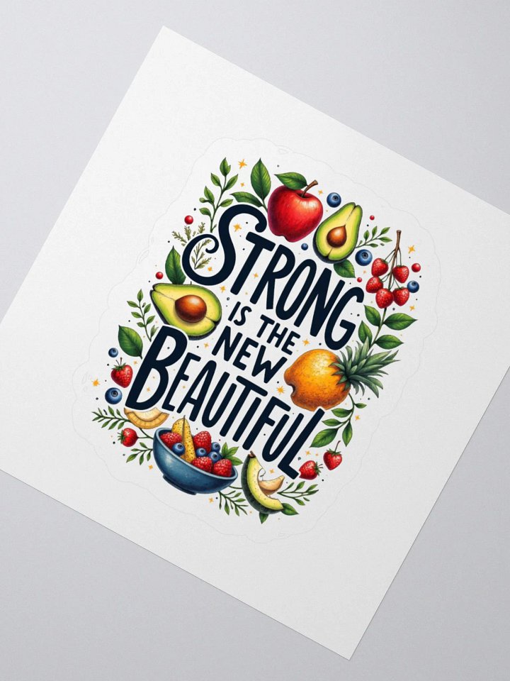 Strong is the New Beautiful Kiss Cut Stickers product image (5)