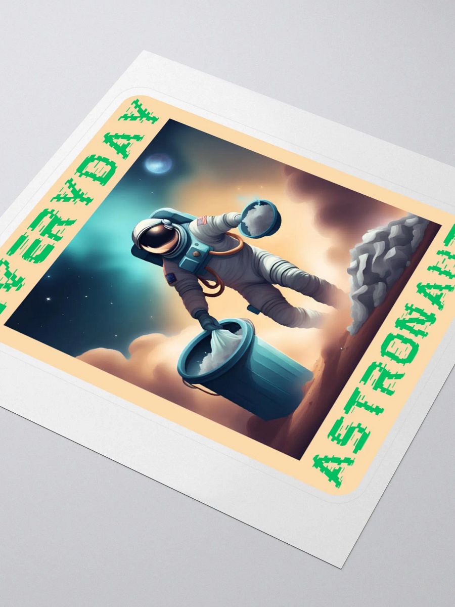 Everyday Astronaut Putting out the Trash Sticker product image (8)