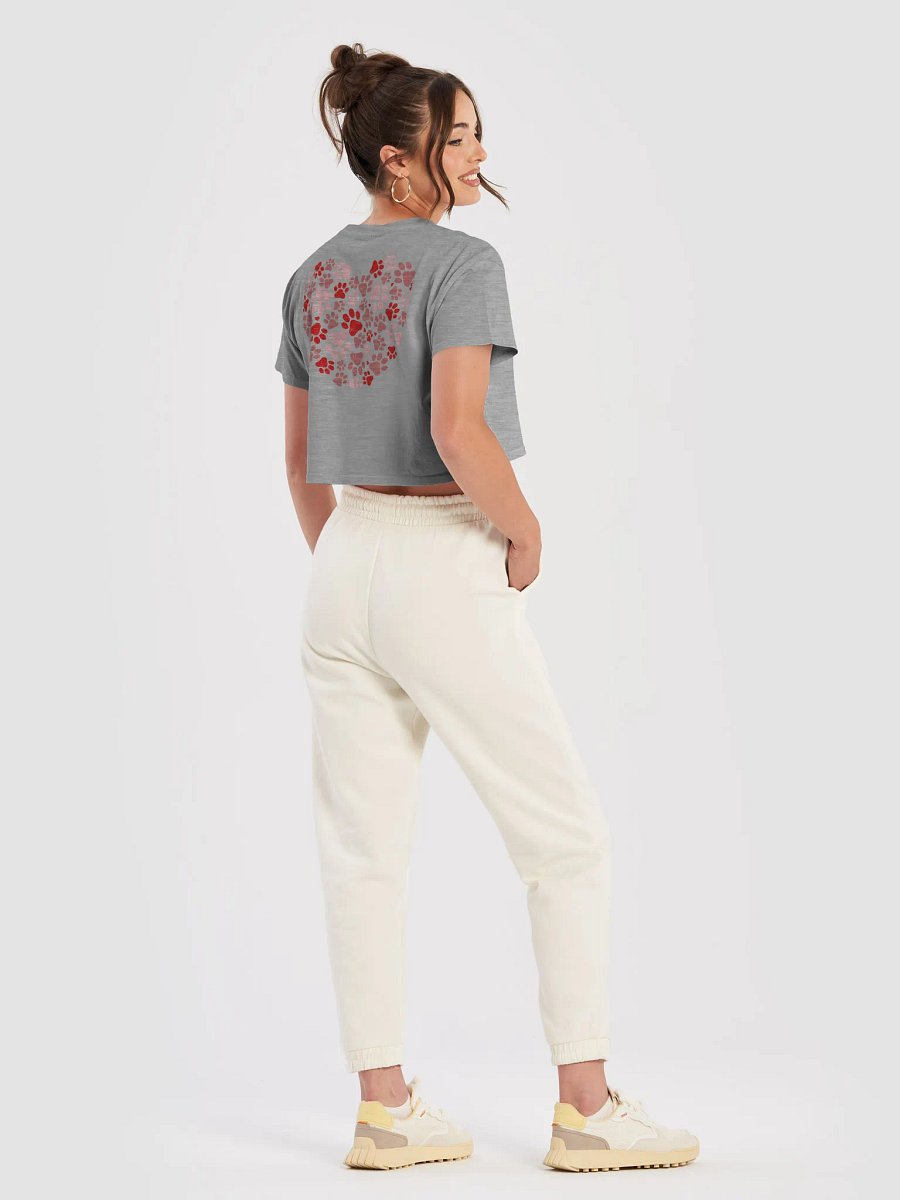 Pawfect Love Women's Crop Top product image (8)