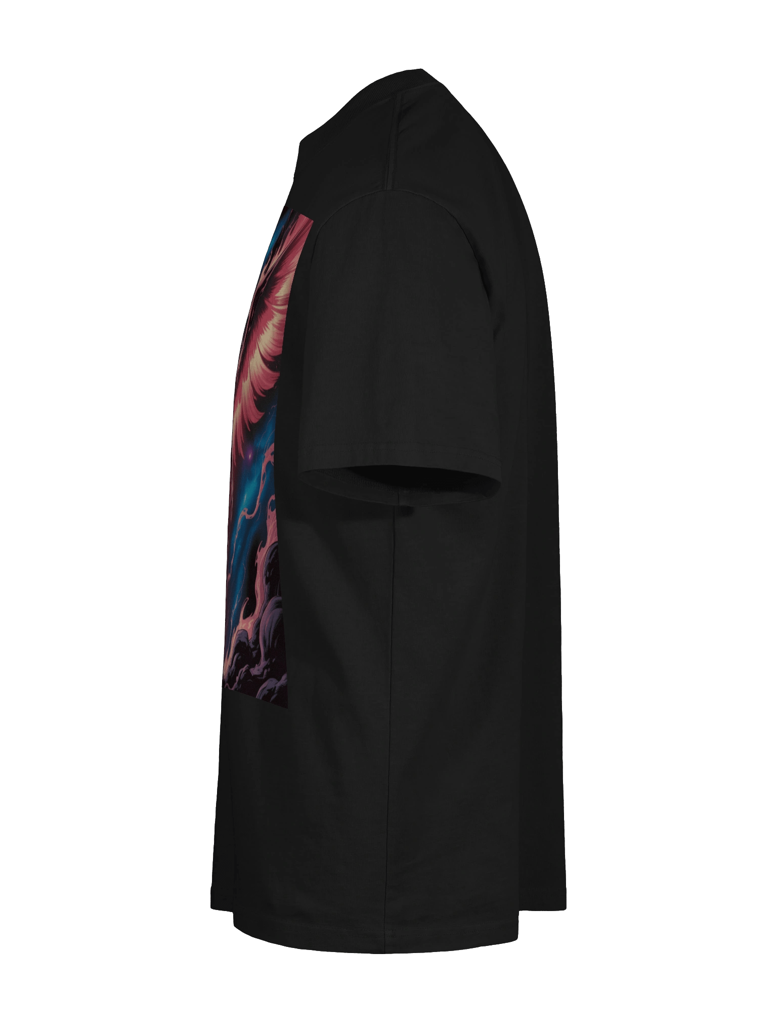 Dark Phoenix Stellar Blaze Oversized Faded T-Shirt – Inferno Wing Ascent product image (10)