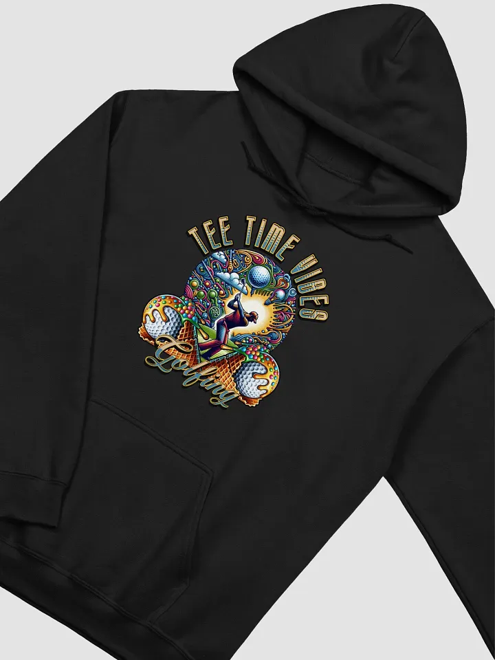 Tee Time Vibes Golfing Swing Style Hoodie product image (2)