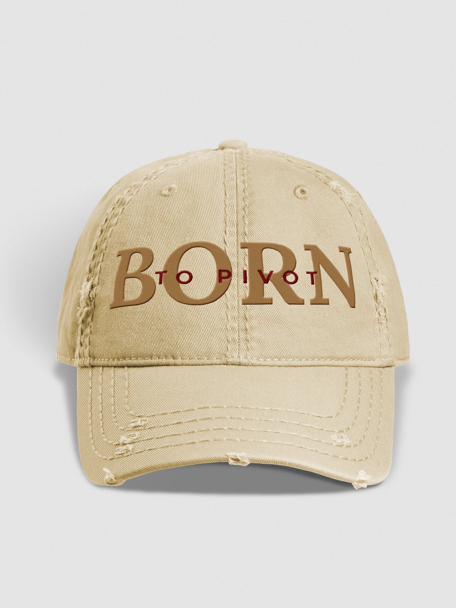 Born to Pivot Manifesting Generator Hat (Beige) product image (1)