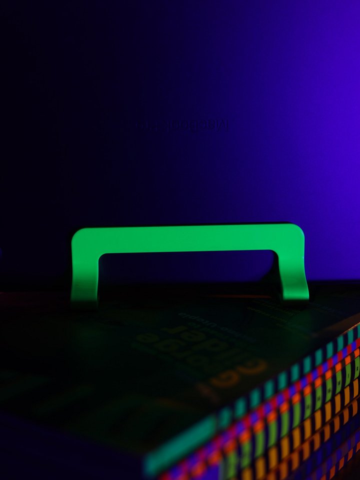 Neon Yellow Laptop Holder product image (1)