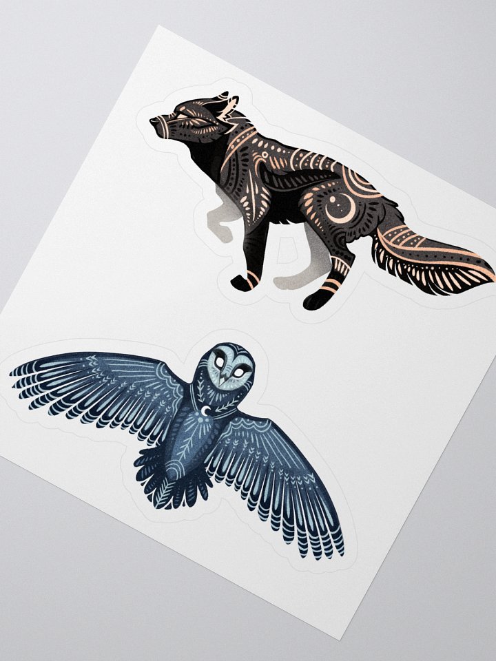 Nocturne noir | Kiss-cut sticker set product image (2)