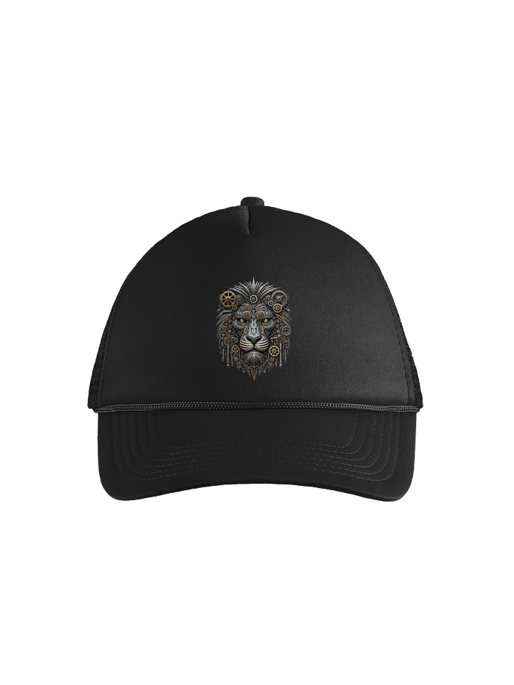 Steampunk Mechanical Lion Foam Trucker Hat product image (1)