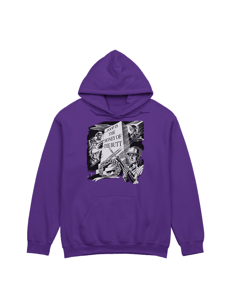 Poop Is The Money (B/W Hoodie) product image (2)