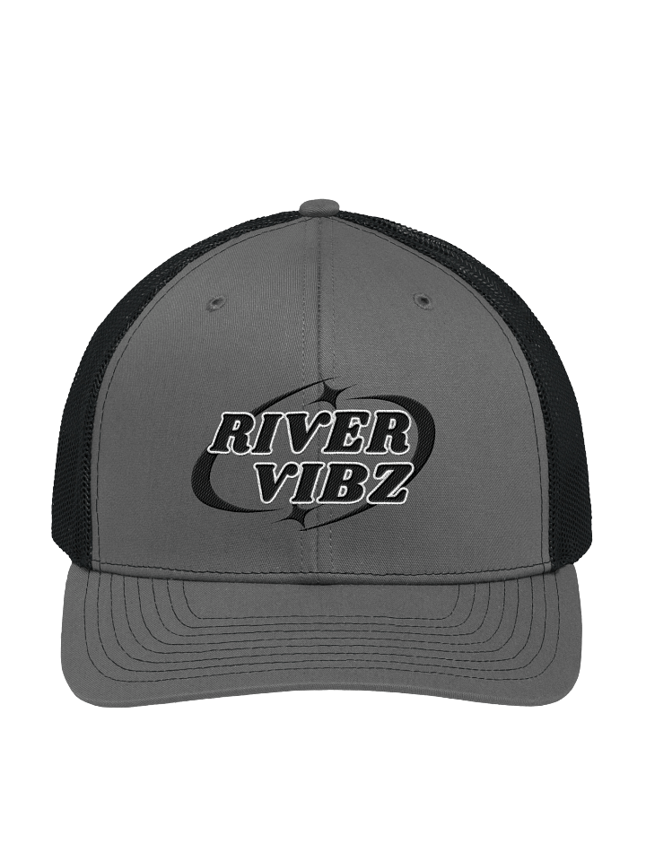 Starry River Vibz Black Snapback Trucker Hat product image (3)
