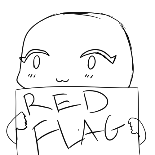 Red Flag Emote Base (YCH) product image (1)