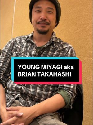 Hanging out with #YoungMiyagi from #CobraKai BRIAN TAKAHASHI as he talks about feeling the love from #KarateKid and #CobraKai fans especially from #Brazil!