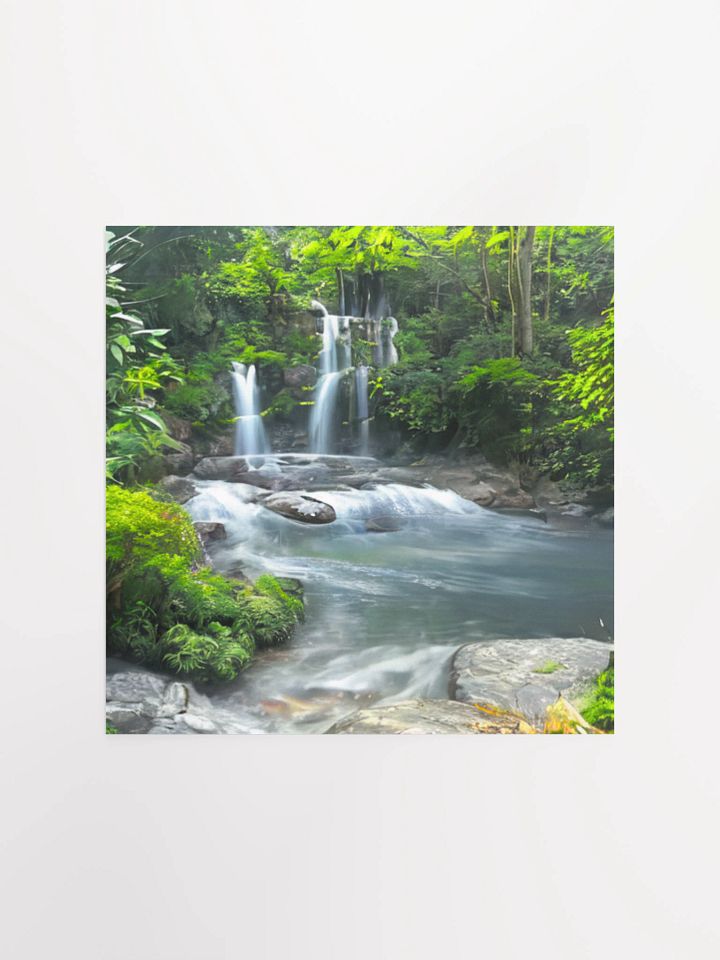 Tranquil Cascades Matte Poster product image (1)
