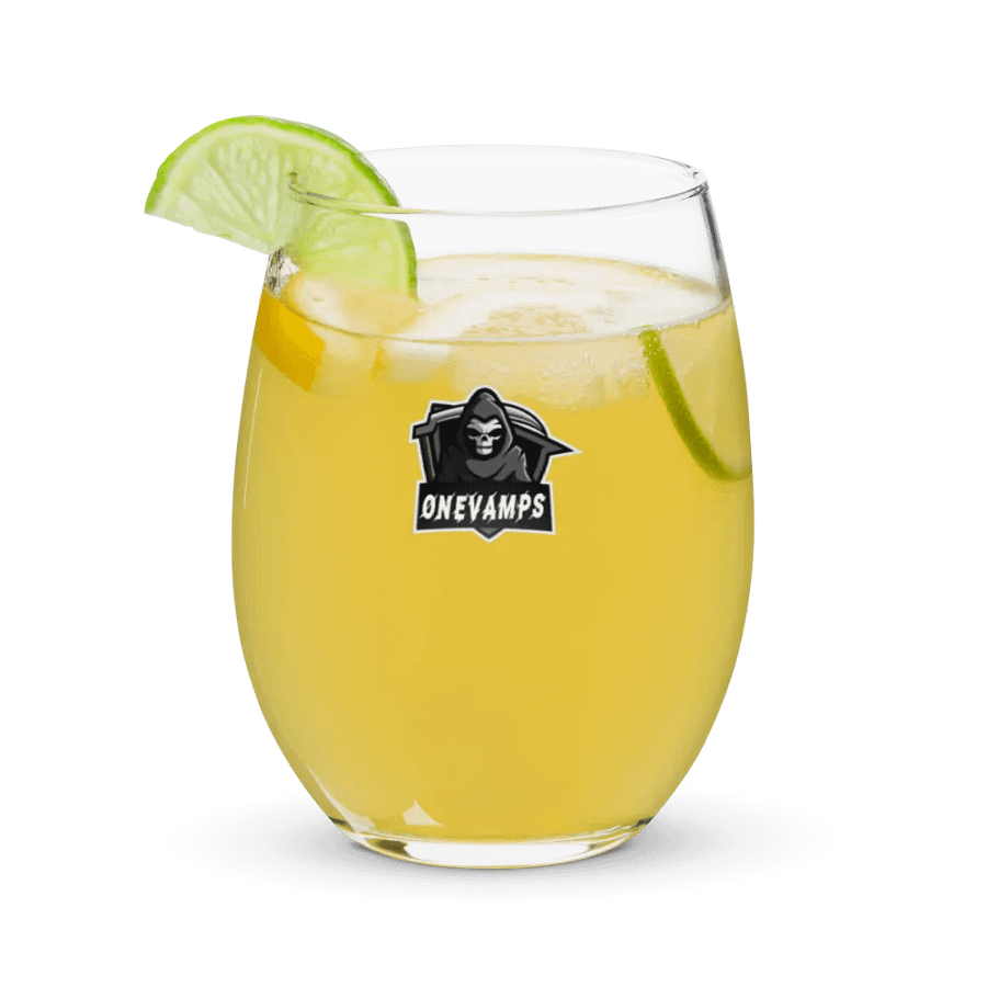 Stemless Wine Glass OneVamps with Logo product image (7)