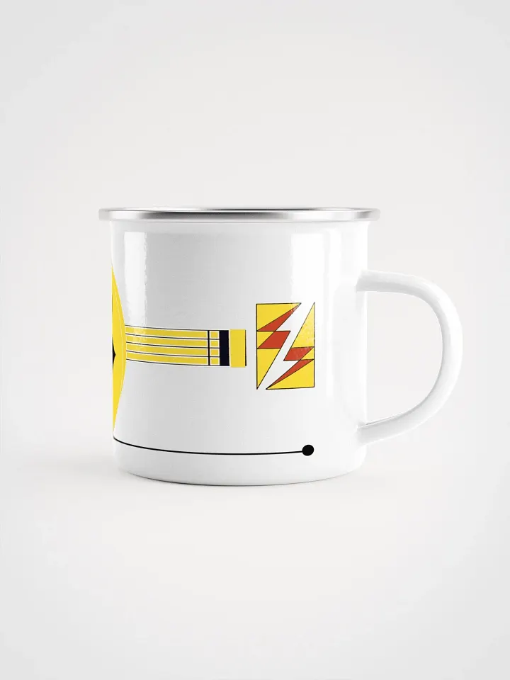 Roland van Beethoven by Frank Fonik (TB 303), Techno EDM Enamel Mug product image (2)