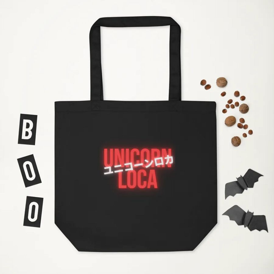 Neon Unicorn Loca Tote Bag product image (2)