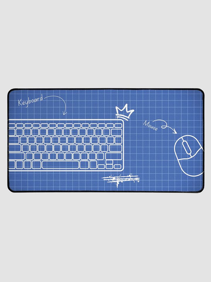 "Blueprint" Desk Mat product image (1)