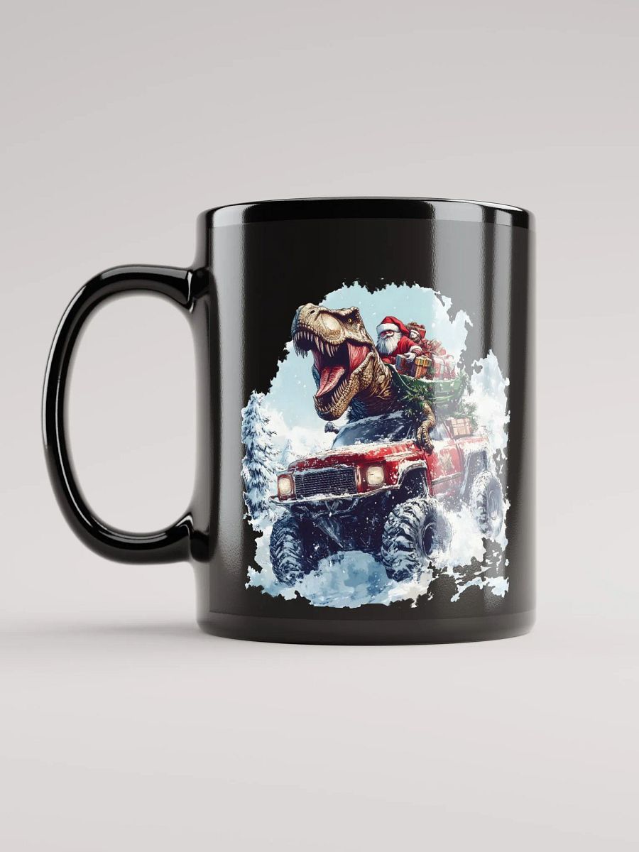 T-Rex And Santa go Monster Trucking - Mug product image (12)