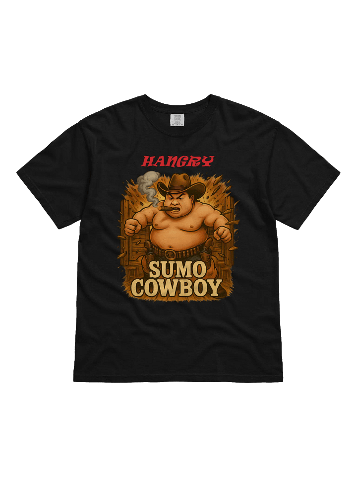 Hangry Sumo Cowboy Comfort Tee product image (1)
