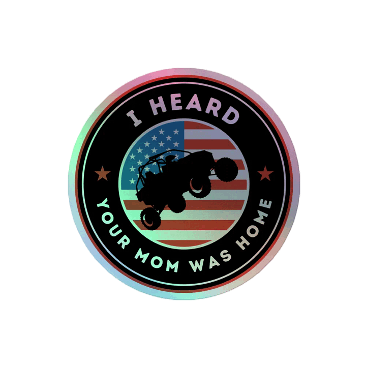 DirtHammer Your Mom Holographic Sticker product image (2)