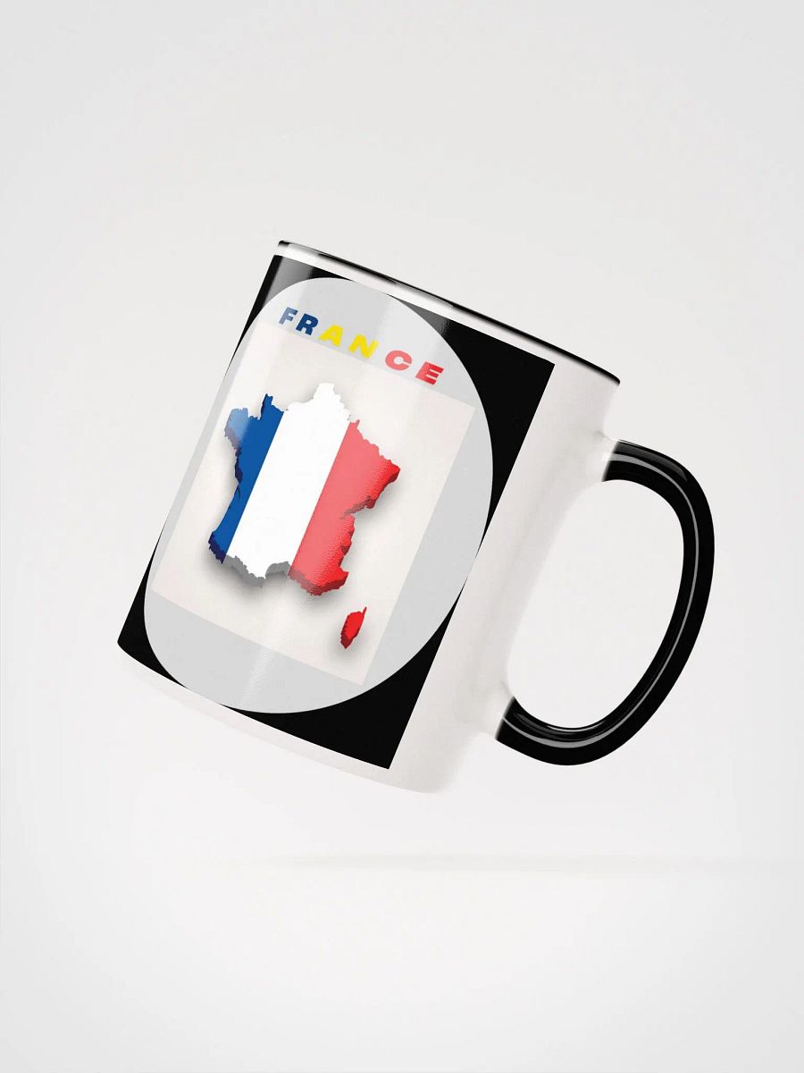 Ceramic Mug with Color Inside France Map product image (2)