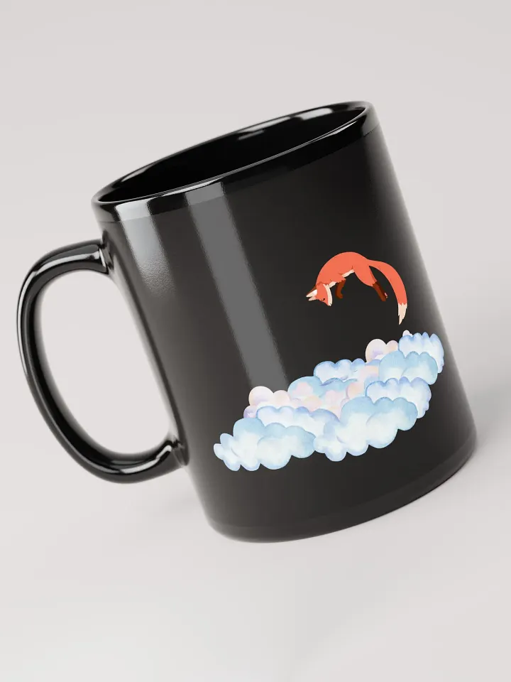 Bouncing Peach | Black Glossy Mug product image (1)