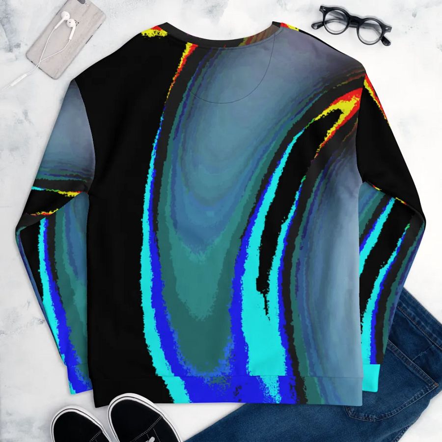 Cool Darker Abstract Swirl Unisex Sweatshirt product image (9)