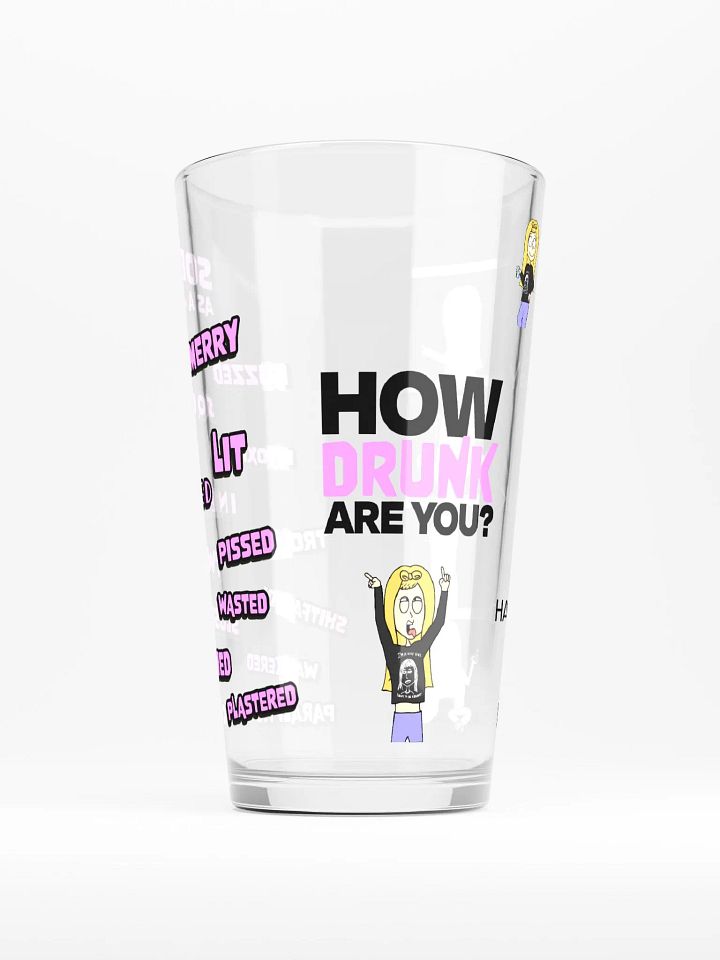 Drinking Vocabulary Pint Glass - Pink Version product image (1)