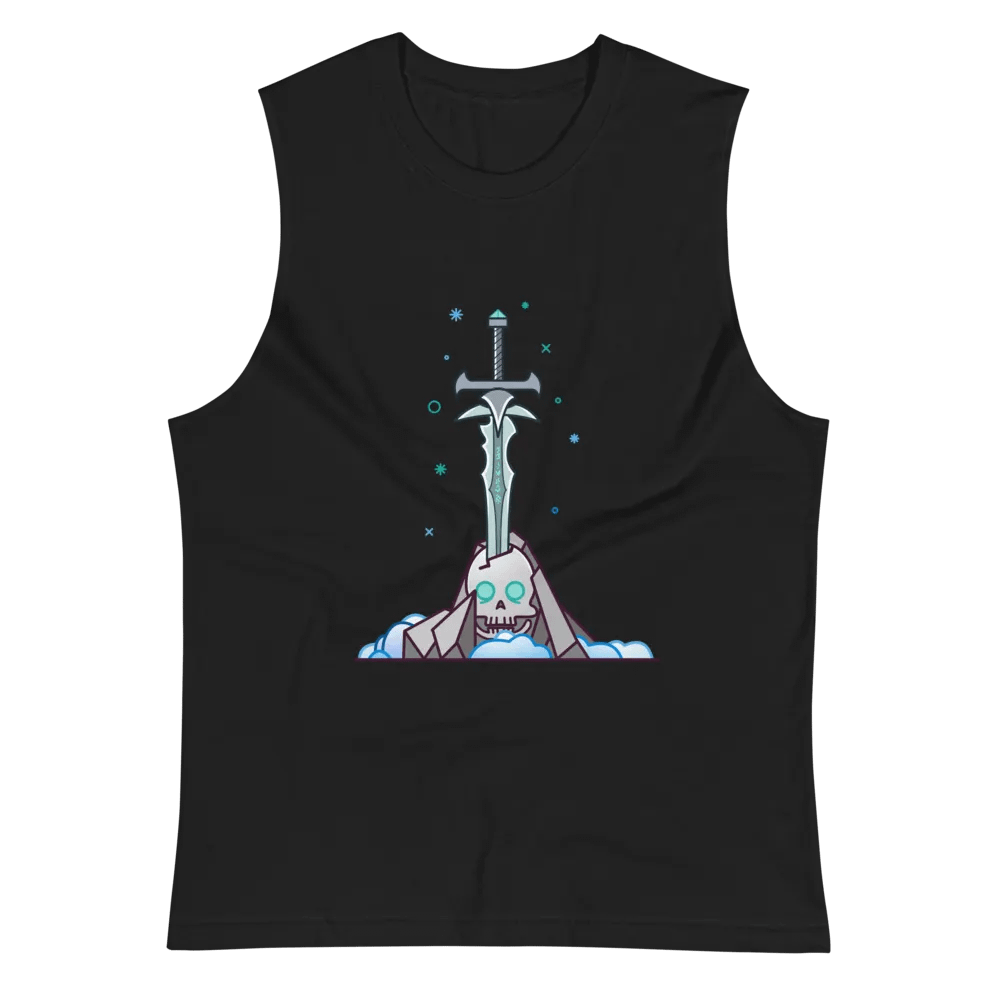Sword in the Skull - Lich Variation - Men's Style Muscle Tank product image (3)