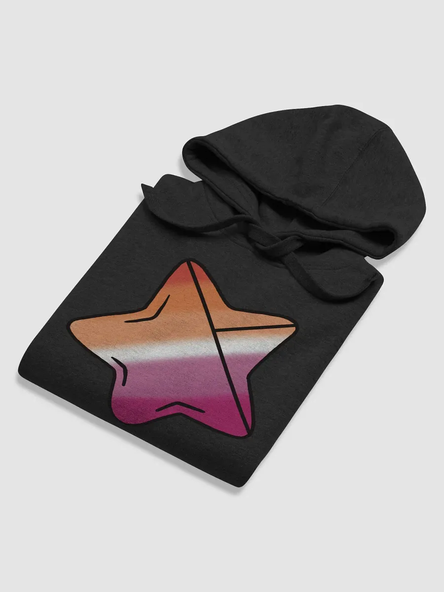 Lesbian Pride Folding Star Hoodie product image (51)