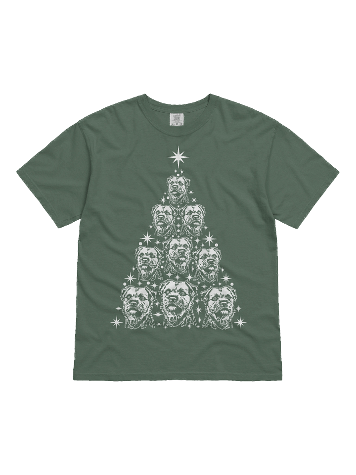 Border Terrier Christmas Tree T-Shirt product image (21)