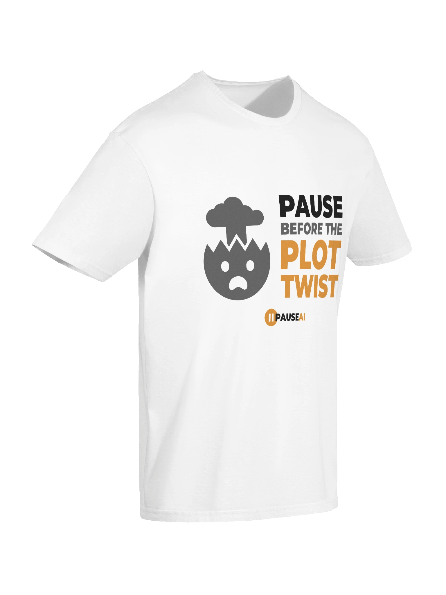 PauseAI Before the Plot Twist (White) product image (10)