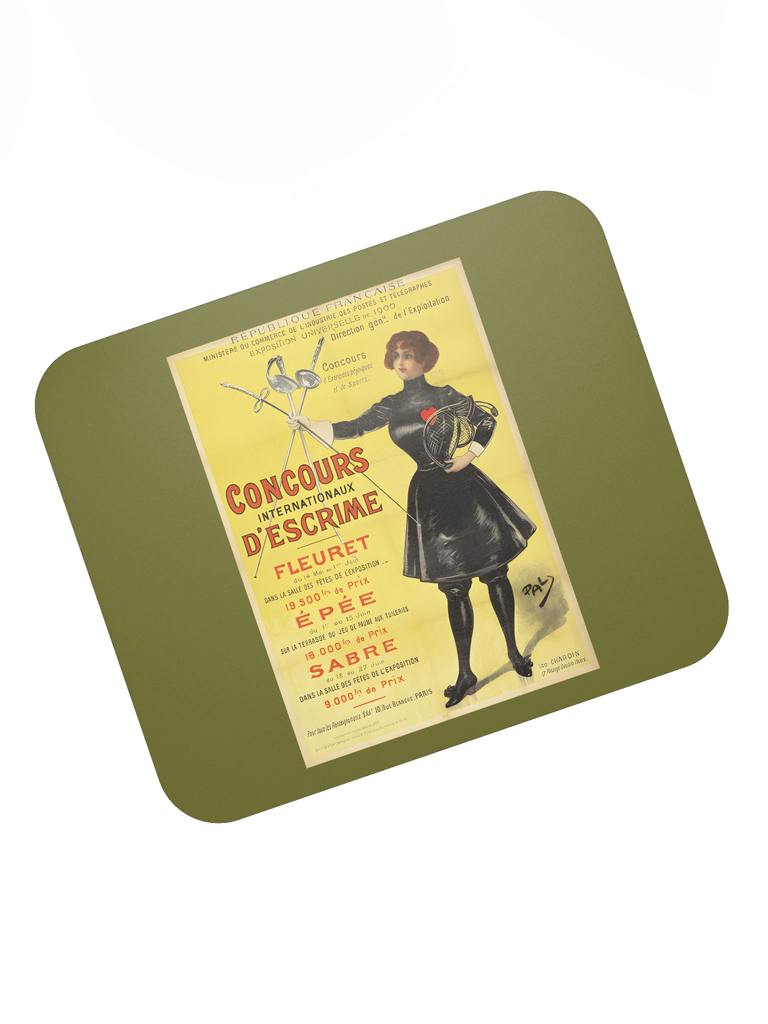 Paris Exposition 1900 Mouse Pad product image (7)